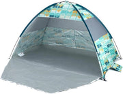 Tenda da Spiaggia Trasportabile T1 Bus - 2 persone - multibus - blu con sacchetto da trasporto