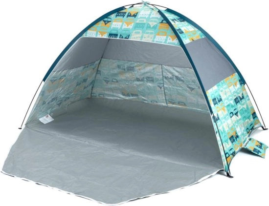 Tenda da Spiaggia Trasportabile T1 Bus - 2 persone - multibus - blu con sacchetto da trasporto