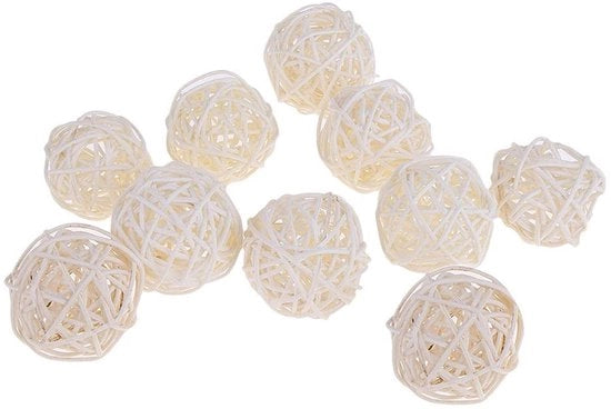 Decorazioni per Feste - Palloni di Rotonda Artificiale - 10 Stuks - Diametro 5 cm - Acqua-Resistente - Decorazioni per Giardino - Decorazioni per Matrimonio