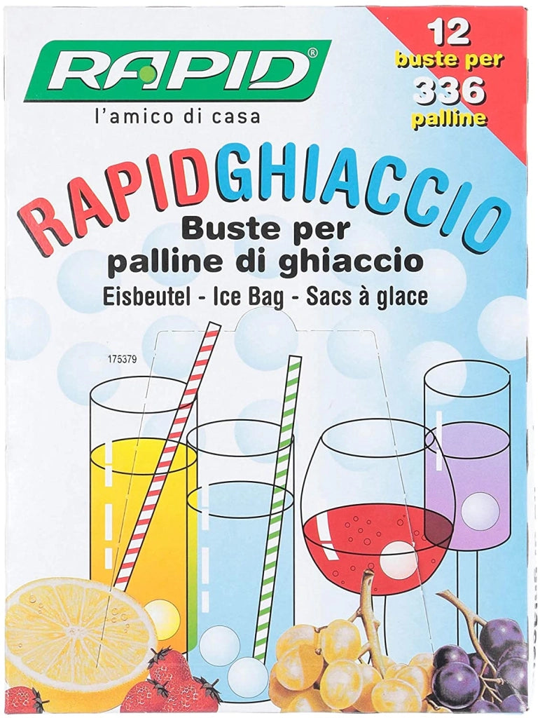 RAPID 3 CONFEZIONI FORMA PALLINE DI GHIACCIO CON 12 BUSTE PER 336 PALLINE