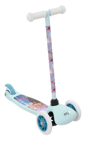 Monopattino Evolutivo a 3 Ruote con Cuscinetti ABEC-5 e Freno a Pedale Posteriore Disney Frozen Azzurro