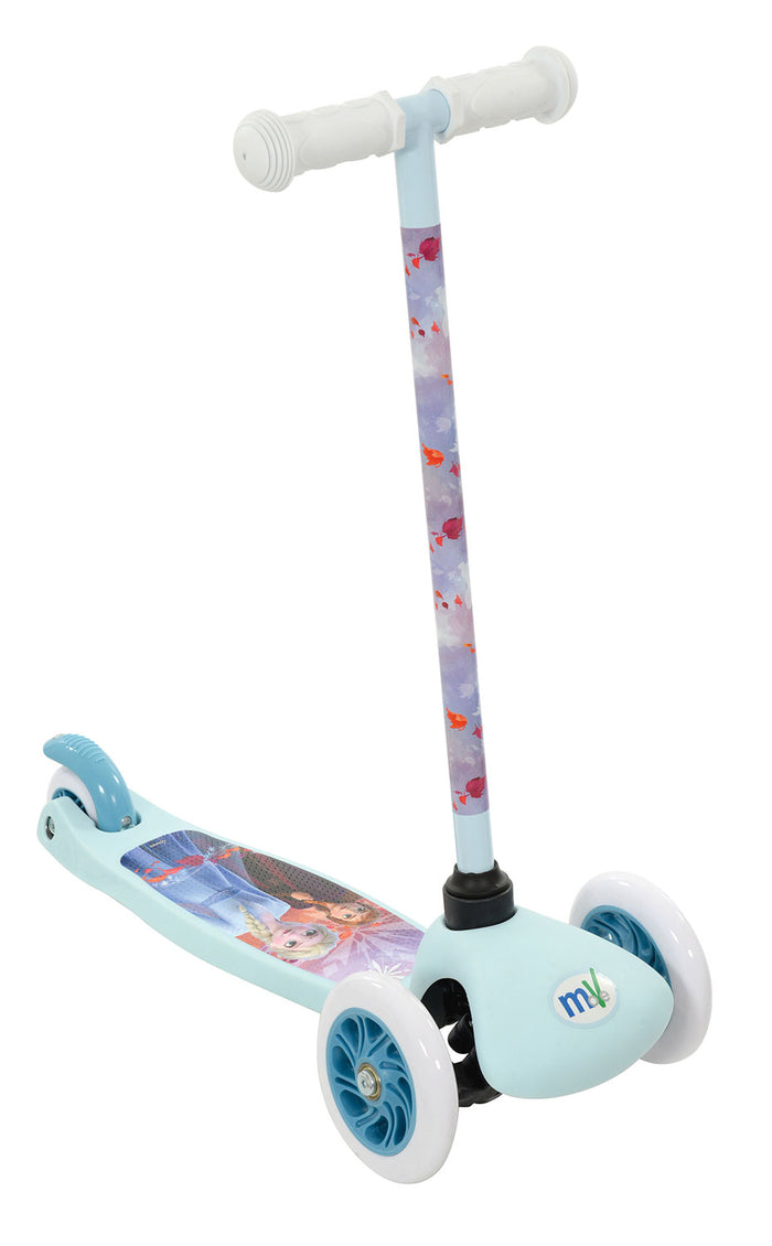 Monopattino Evolutivo a 3 Ruote con Cuscinetti ABEC-5 e Freno a Pedale Posteriore Disney Frozen Azzurro