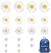 20 applicazioni per stirare per abiti, 20 pezzi, adesivi per bambini, disegno di margherite, fiori, adesivi, abiti, per stirare, per bambine, per cucire