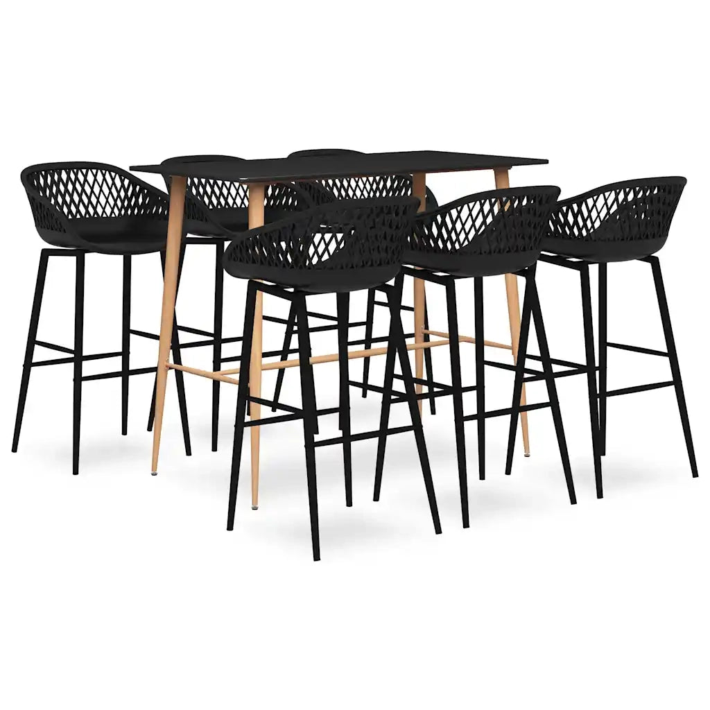 Set da Bar 7 pz Nero 3057473