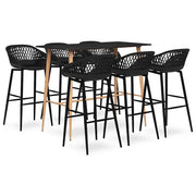 Set da Bar 7 pz Nero 3057473