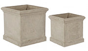 Set 2 Vasi Cement Qu Sabbia