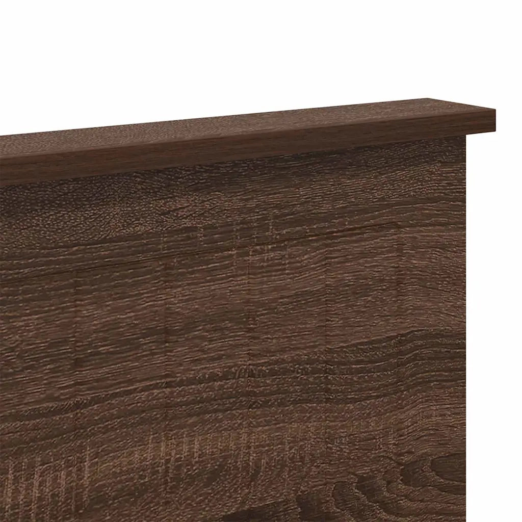 Testiera-Testata-Testiera Decorativa Rovere Marrone 150 cm Legno multistrato 477920