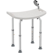 Sgabello Sedile Sedia per Doccia Bagno, Antiscivolo, Altezza Regolabile