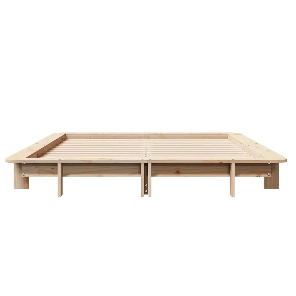 Letto senza Materasso 120x190 cm in Legno Massello di Pino 850677