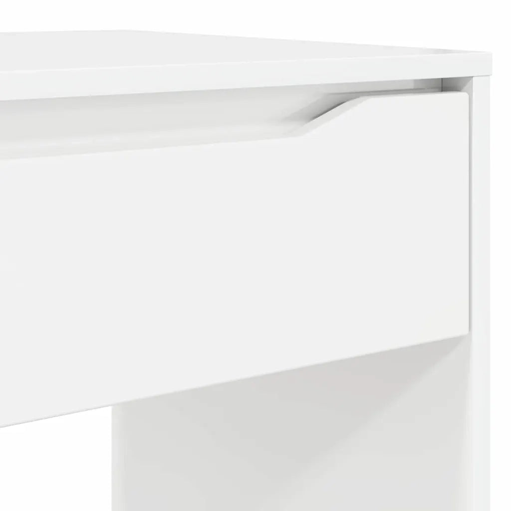 Scrivania Bianco Lucido 100 x 50 x 78 cm Legno ingegnerizzato