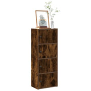 Libreria Rovere Fumo 40x24x102 cm in Legno Multistrato 860377