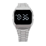 Orologio Sportivo Acquaparato - Orologio Digitale con Display Tattile - Cinturino in Acciaio Inossidabile di Lusso - Cronografo/Allarme - Aspetto Elegante - Multifunzionale