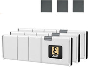 Divisori di Cassetto Riscaldabili per Armadio e Cucina - 3 Pezzi con Divisori di Cassetto Regolabili, Bianco