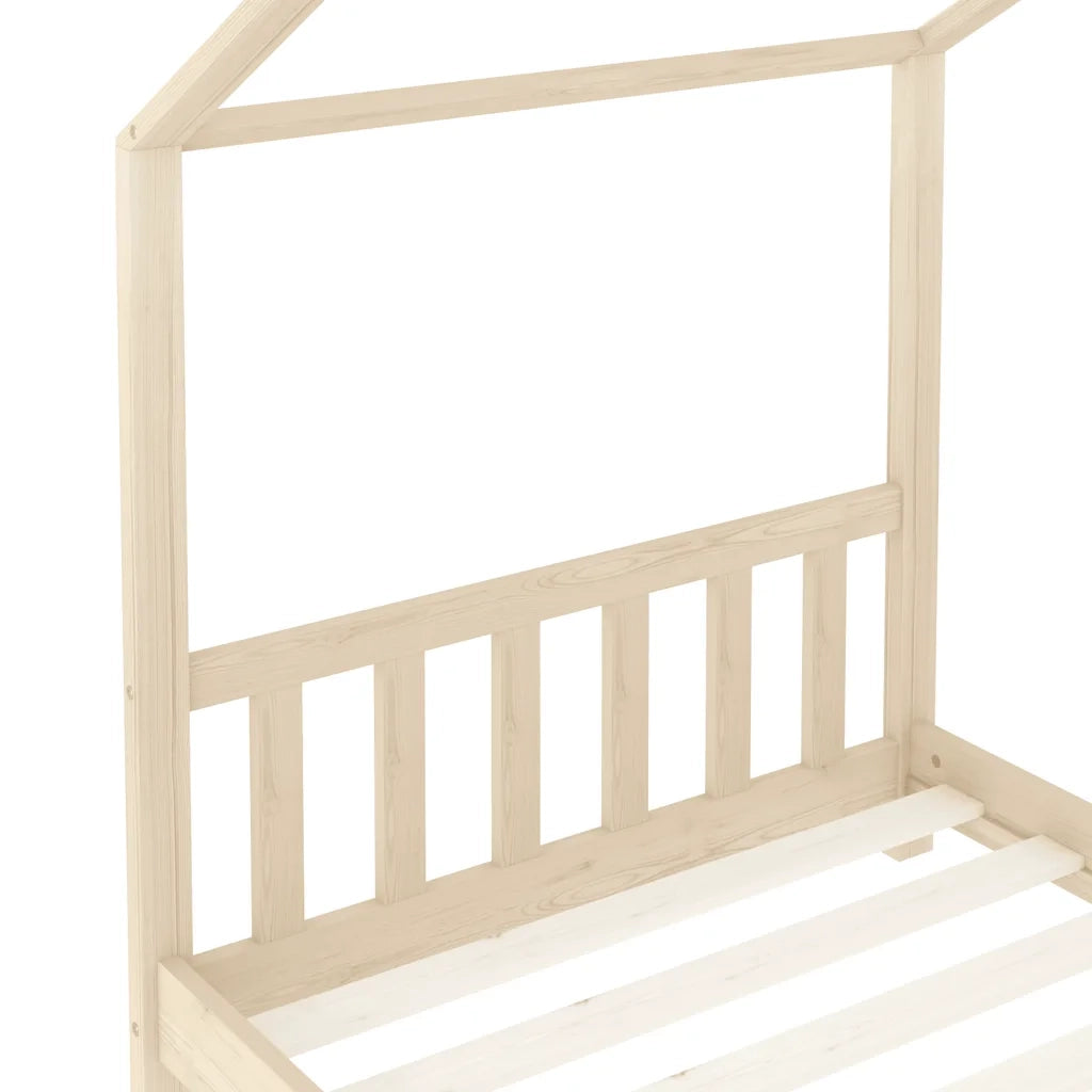 Giroletto per Bambini in Legno Massello di Pino 80x160 cm 283365