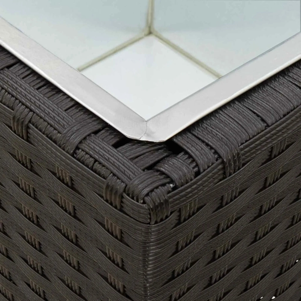 Set da esterno 3 pz Nero Metallo CFW1789942