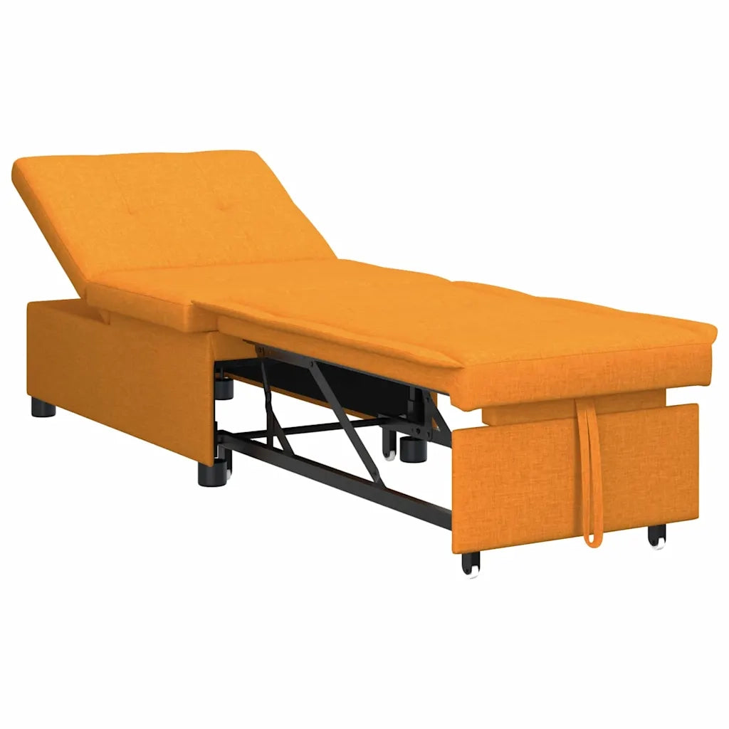 Divano letto-Sofa Letto-Daybed Giallo Scuro 194 x 50 x 82 cm Legno compensato