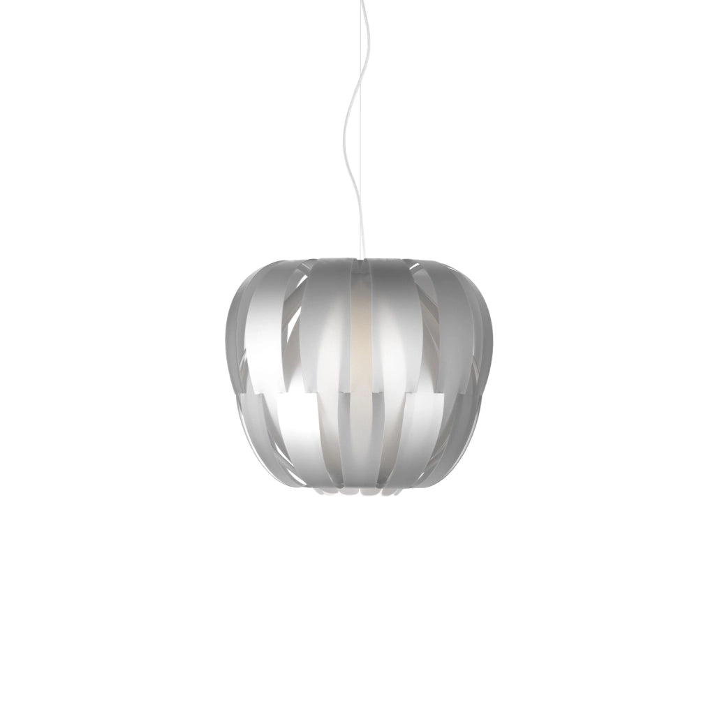 Lampadario Moderno Queen Polilux ® Argento E Metallo Cromo 2 Luci E27