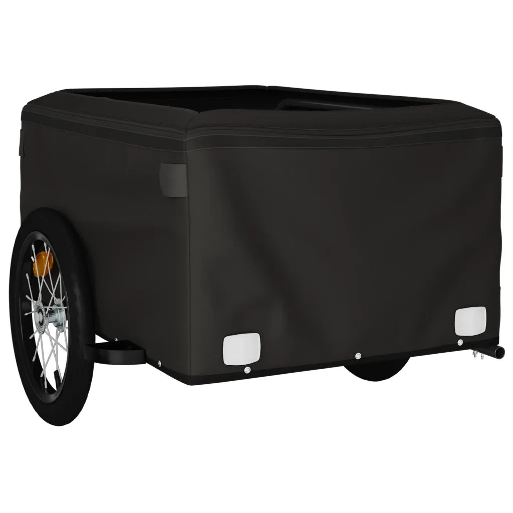 Rimorchio da Bici Nero e Rosso 45 kg in Ferro CFW3623062
