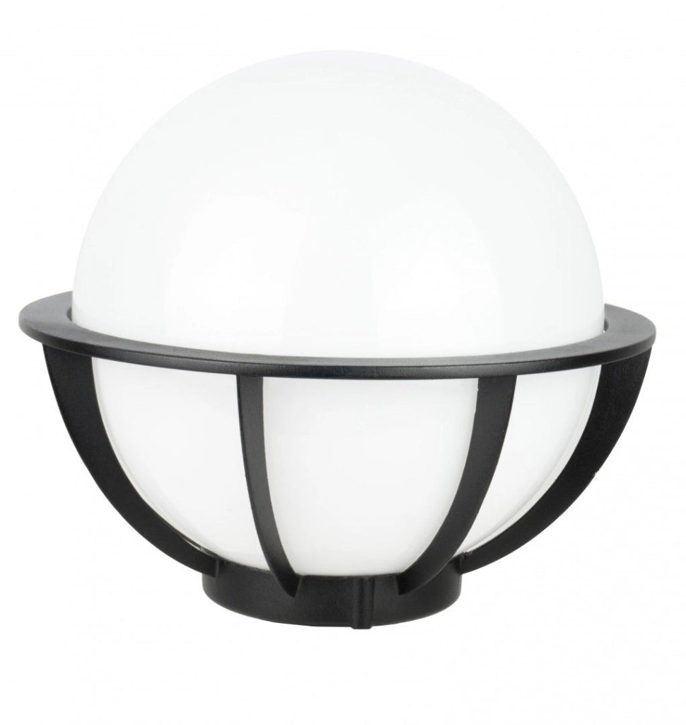 Lampione da giardino SU-MA Kule 270cm globo 25cm E27 nero