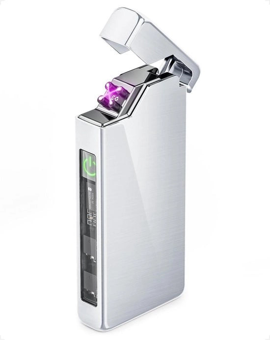 Aansteker elettrica a doppia fiamma - Ricaricabile - USB C - Aansteker con doppia fiamma