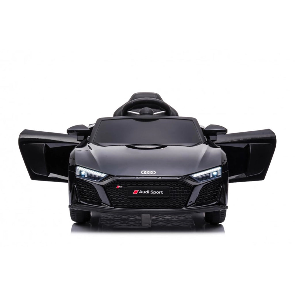 Macchina Elettrica per Bambini 12V Licenza Ufficiale Audi R8 New Spyder con Telecomando e Sedile in pelle Nero