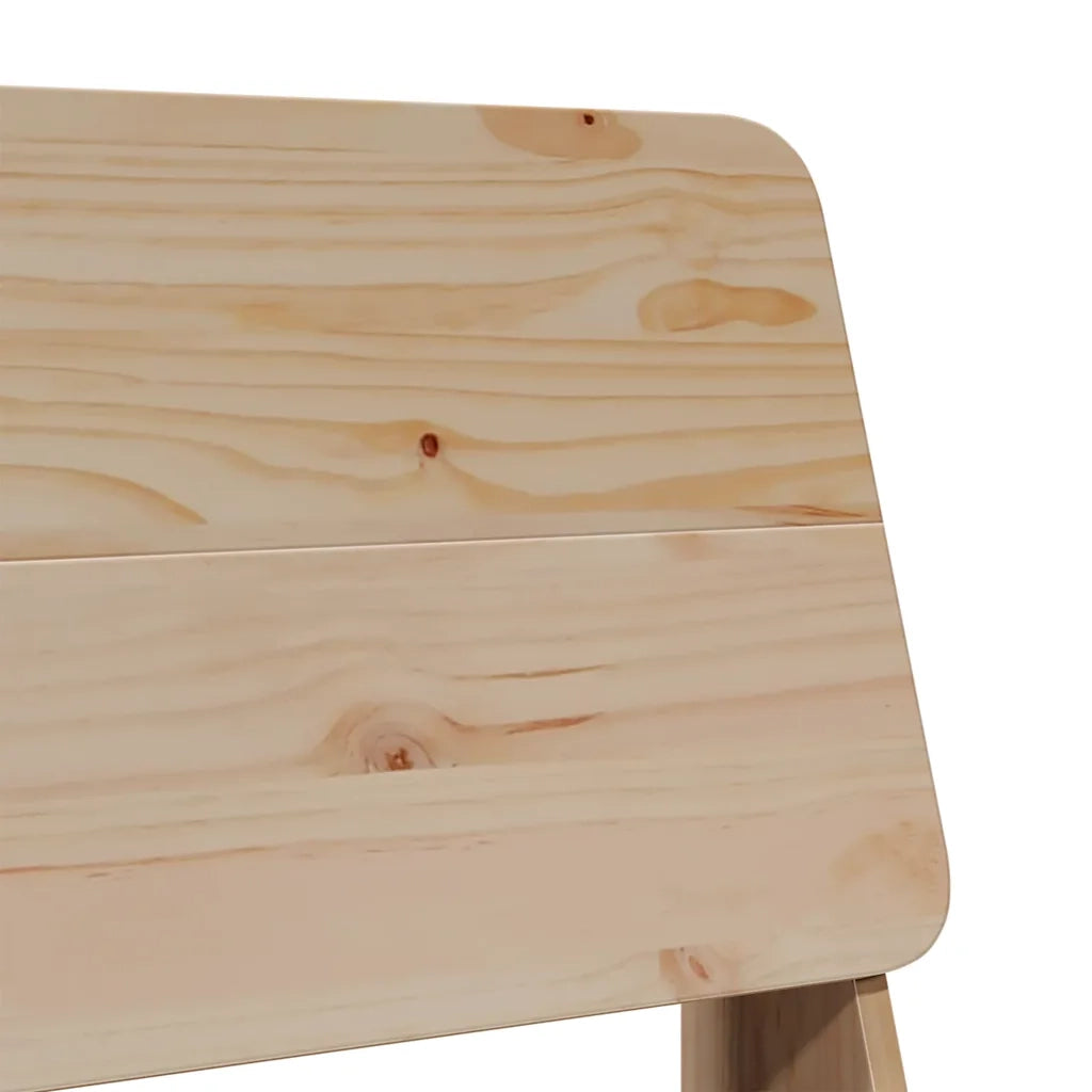 vidaXL Sedie da Giardino 2 pz 60x64x70,5 cm Legno Massello di Pino