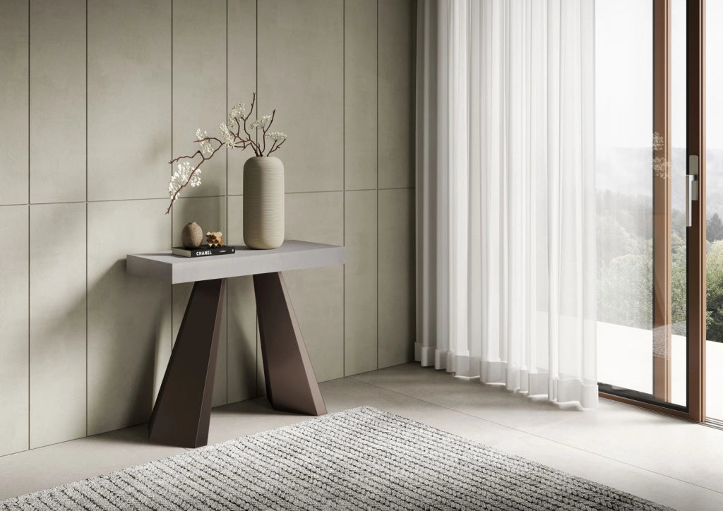 Consolle allungabile 90x40/300 cm Diamante cashmere