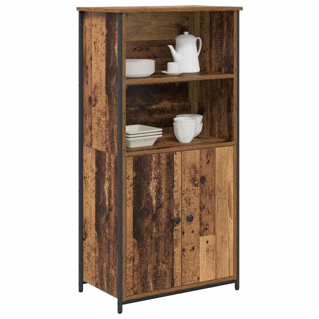 Credenza | Madia | Buffet da pranzo | Armadio da pranzo Legno vecchio 62 x 36 x 121,5 cm Legno multistrato