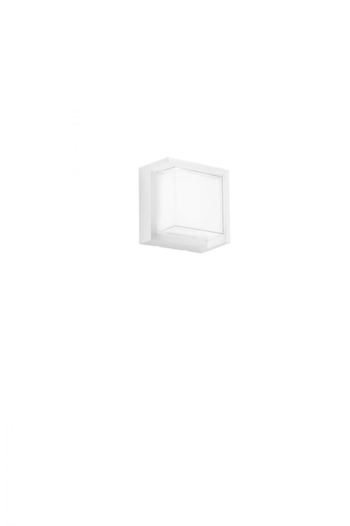 APPLIQUE LED BLOCK BIANCO QUADR. 15W 1880LM<br />CCT 3000/4200/6500K 16X16X10CM