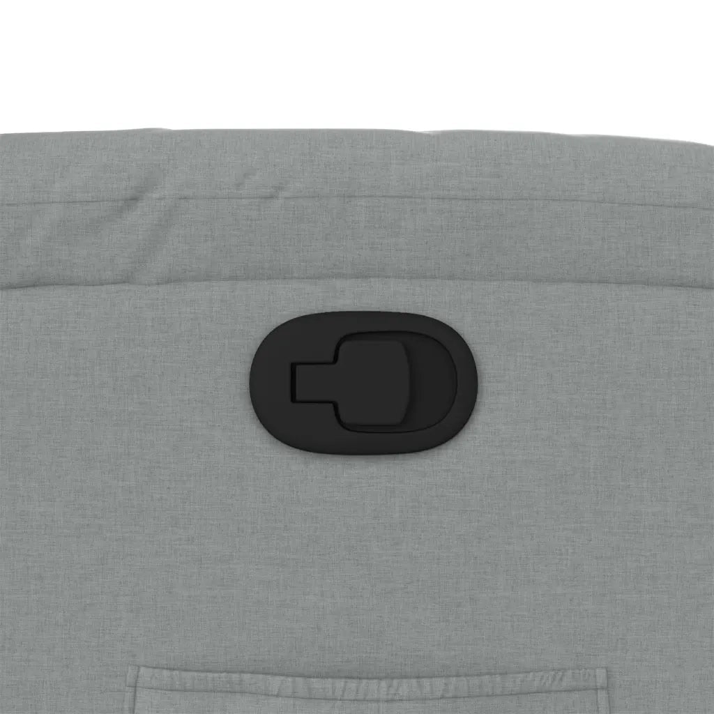Poltrona reclinabile in Tessuto Grigio Chiaro 3206200