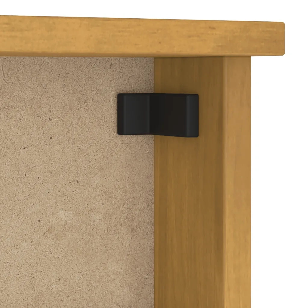 Appendiabiti da Parete SANDNES 87x12x35 cm in Legno di Pino CFW5011379