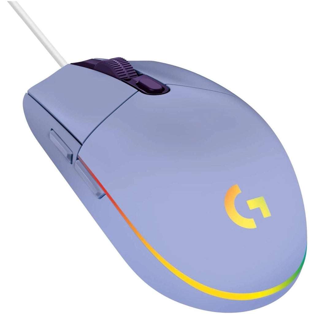 Mouse gaming logitech g203 lilla - 910005853