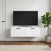 Mobile Porta TV da Muro Bianco 98 x 41 x 30 cm 898695