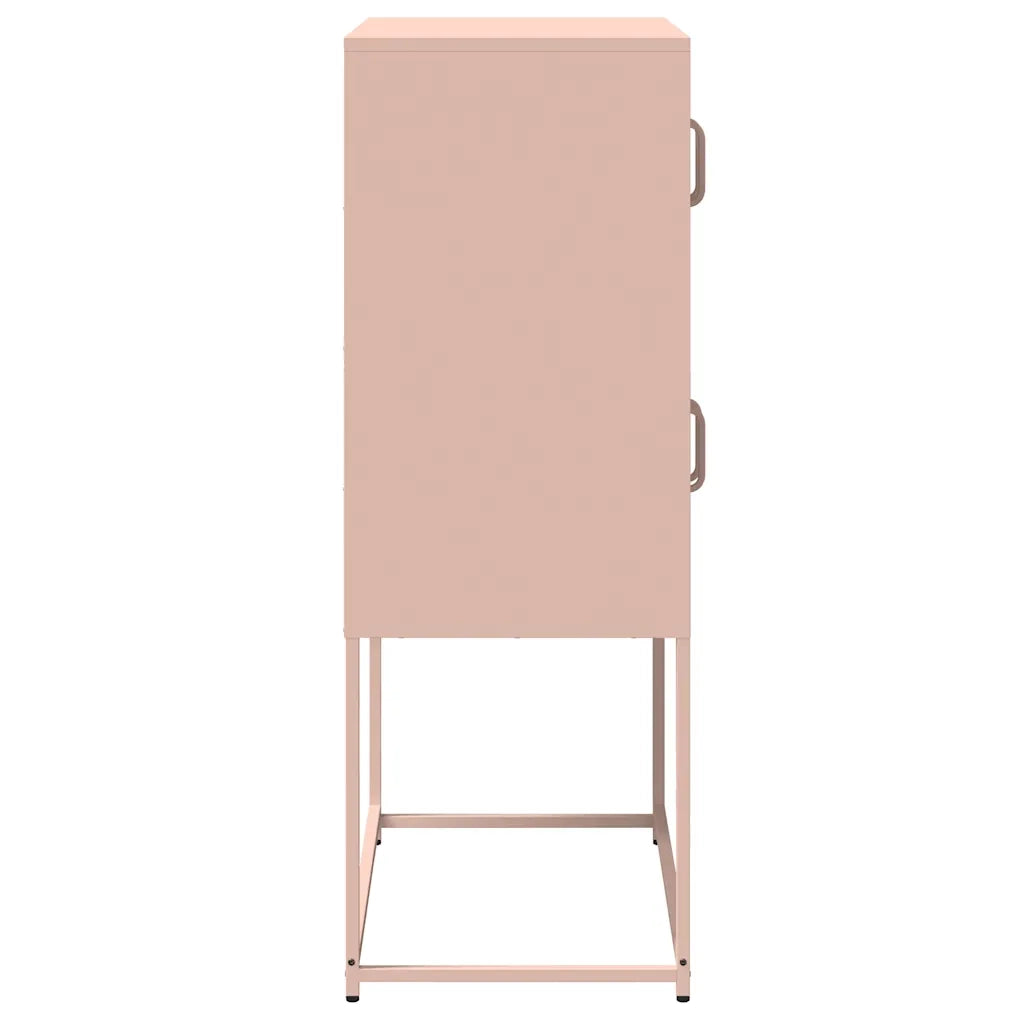 Credenza Rosa 68x39x107 cm in Acciaio 853345