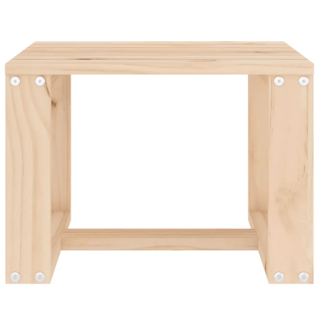Tavolino da Giardino 40x38x28,5 cm in Legno Massello di Pino 825079