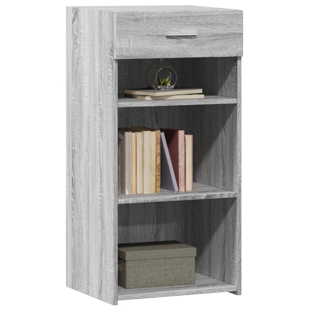 Credenza-Buffet-Armadio da cucina Grigio Sonoma 45x42,5x93 cm in Legno Multistrato
