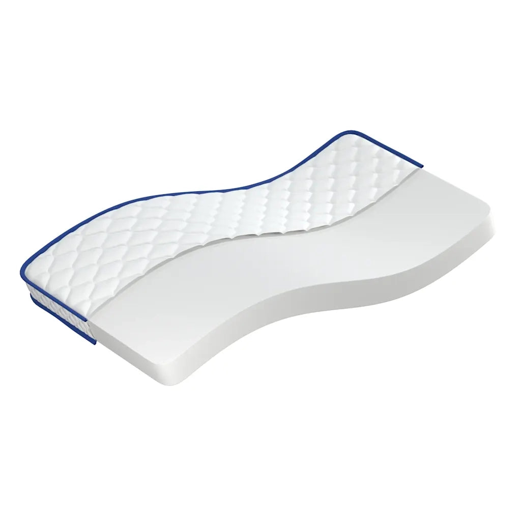Materasso Viscoelastico Bianco 100x200x17 cm Morbido 4013419