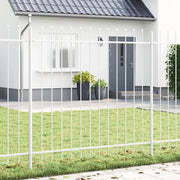 Recinzione per Giardino 9 pcs Bianco 15,3 x 1,5 m 3334182