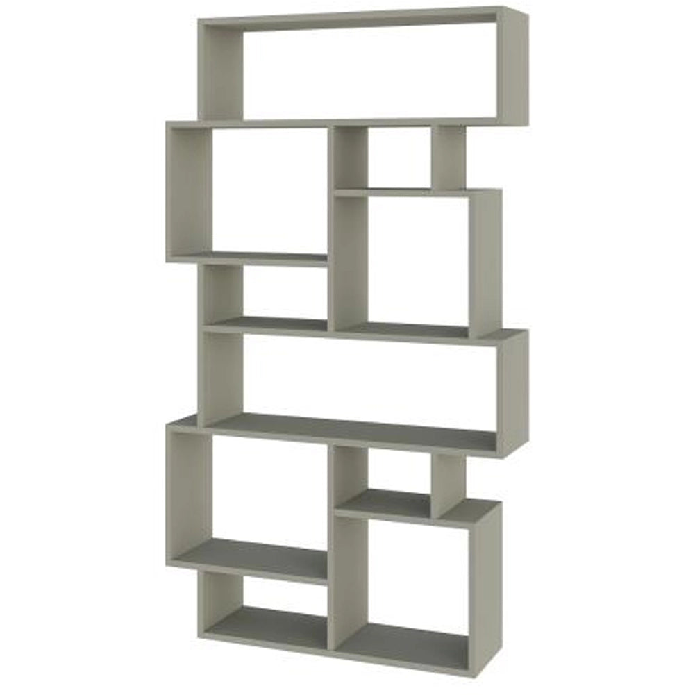 Libreria Design Moderna Scaffale 8 Ripiani 168x96x25cm Casa Ufficio Verde