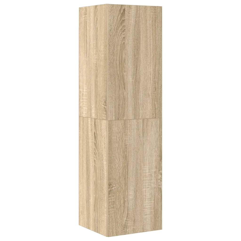 Set di Mobili Porta TV 4 pz Rovere Sonoma in Legno Multistrato 3114632