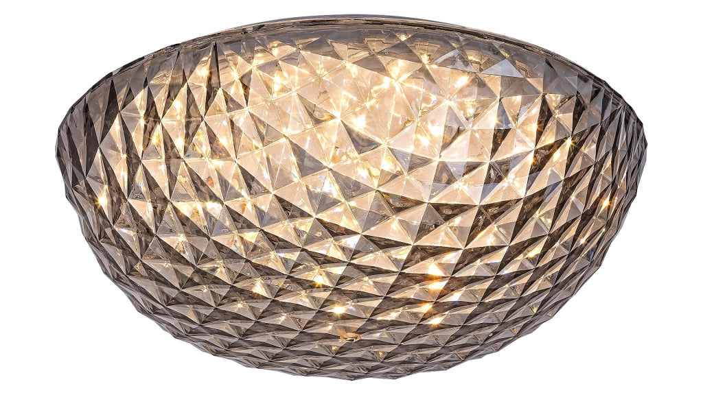 Plafoniera LED Rabalux Jillian tonda 41cm grigia 24W