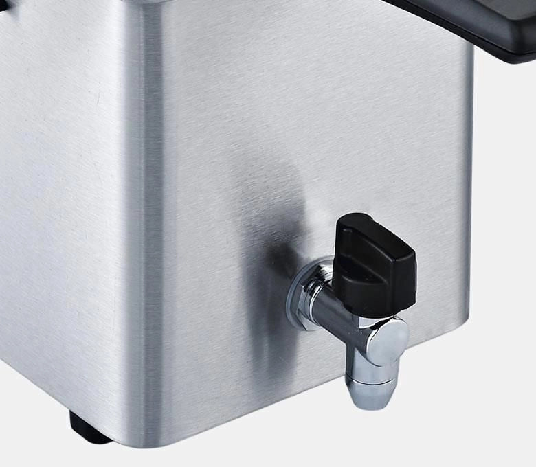 RGV FR TYPE4L friggitrice Singolo 4 L Indipendente 2500 W Nero, Acciaio inossidabile