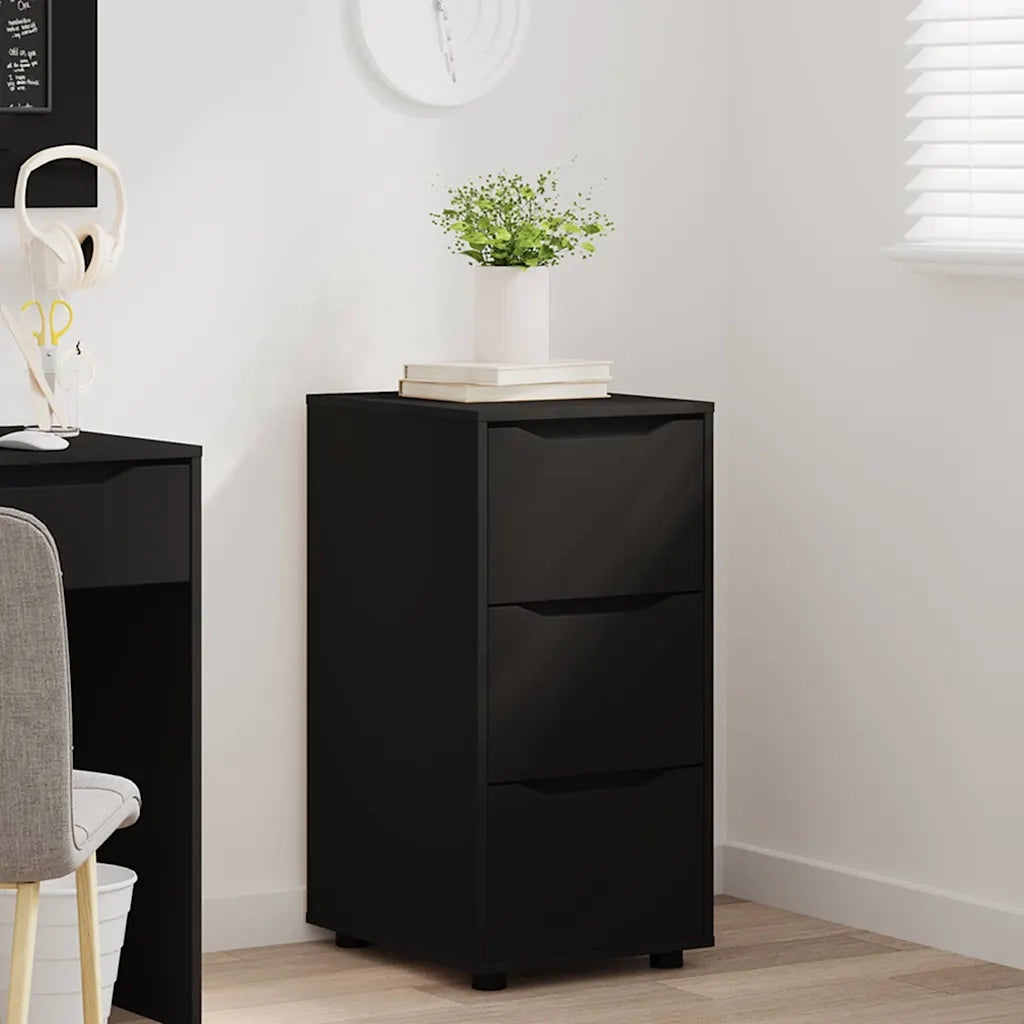 Armadio Nero 40 x 48 x 81 cm Legno multistrato