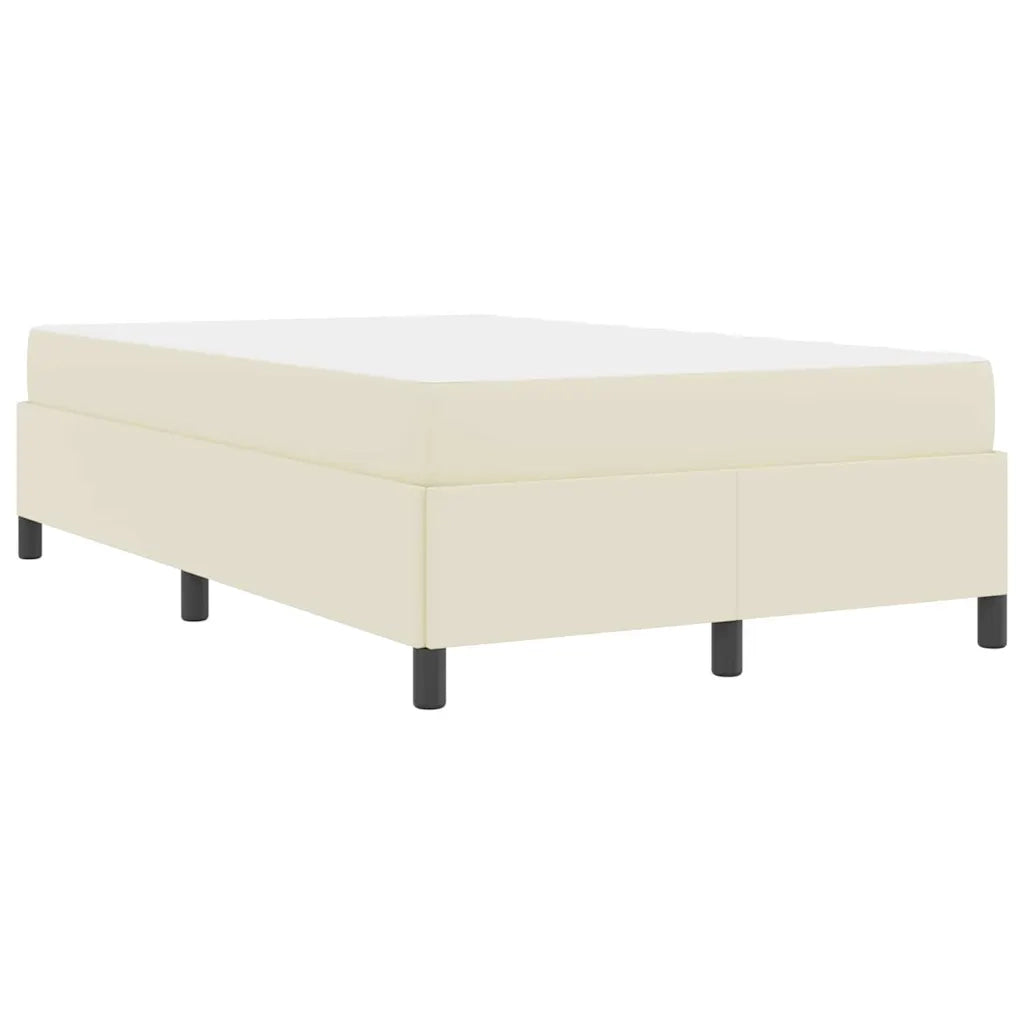 Struttura del letto con materasso Crema 120 x 200 cm Tessuto 3398996