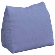 Cuscino per Schiena | Cuscino dorsale Blu jeans 60 x 20 x 50 cm Tessuto