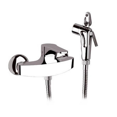 Monocomando esterno doccia con shut-off cromo