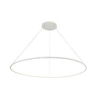 Lampada pendente Modern in Metallo Nola Bianco
