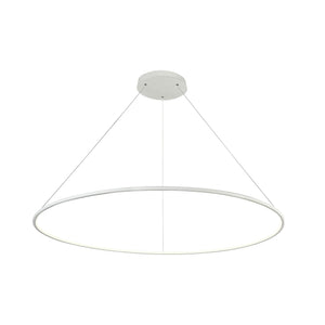 Lampada pendente Modern in Metallo Nola Bianco