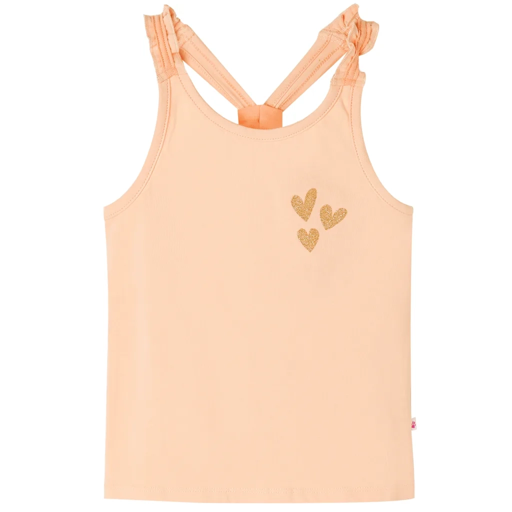Canotta da Bambina Arancione Chiaro 128cod mxl 85595