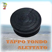 PUNTALE TAPPO DI PROTEZIONE ALETTATO TONDO MM. 50 PZ. 100